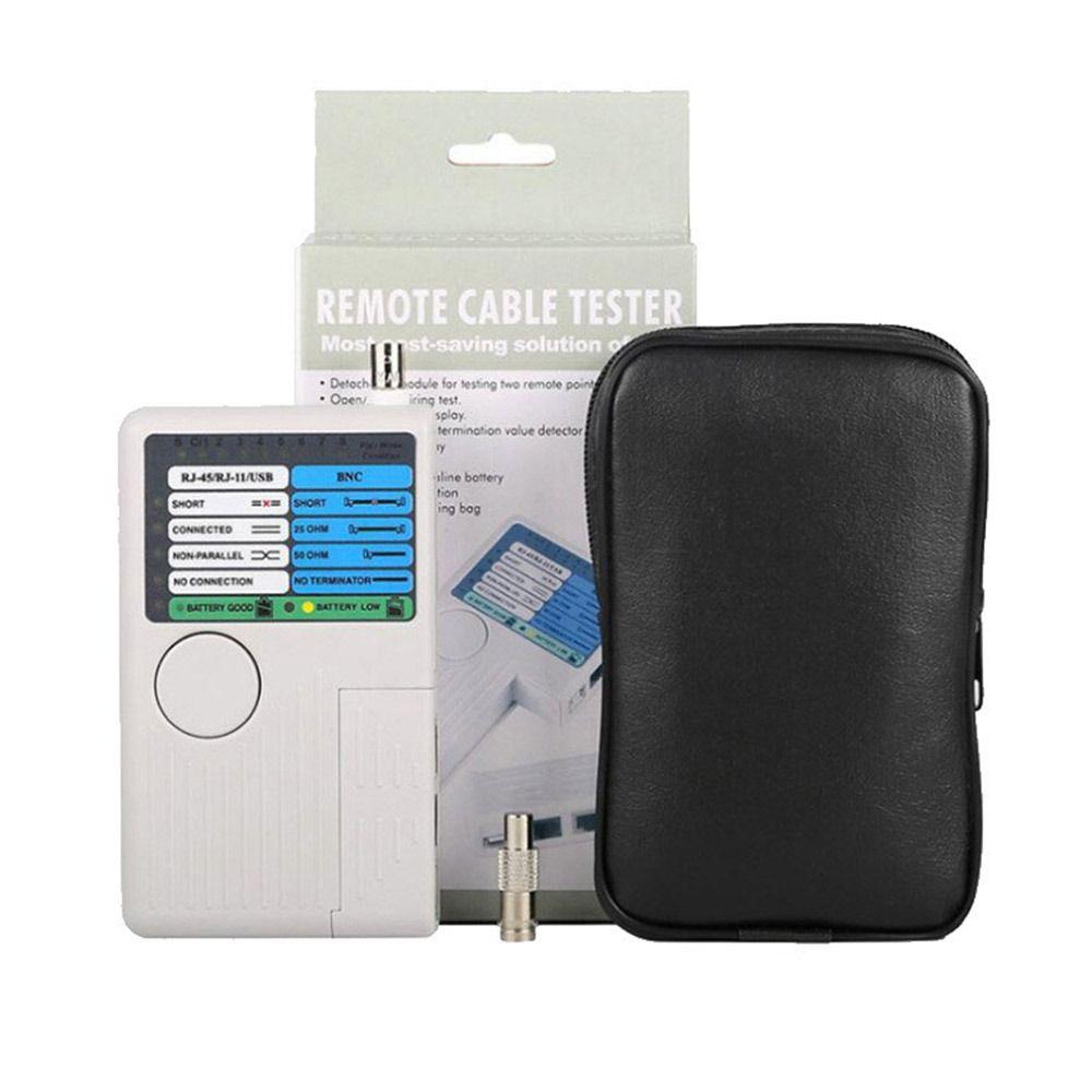 

4-in-1 Network Cable Tester Multi-Tester for RJ11 RJ45/Cat5 Cat6/USB BNC LAN/UTP STP LAN