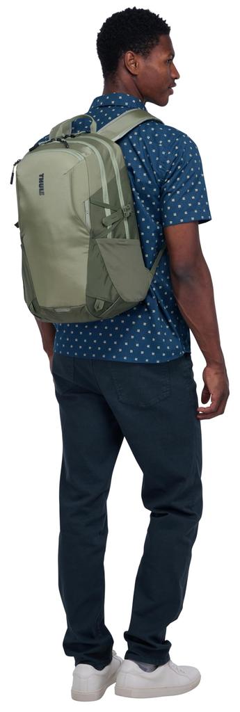 Thule EnRoute Backpack, 23L, Fits Up To 15.6-inch Laptops, Water-Resistant TPU Pocket, Soft Green/Quiet Green