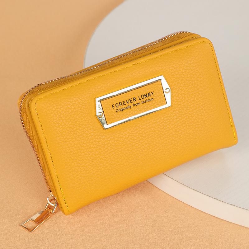 

Женская сумка 2025 узор личи карман для карт темпераментная элегантная мини-кошелек с несколькими отделениями место для карт место для фото жёлтый