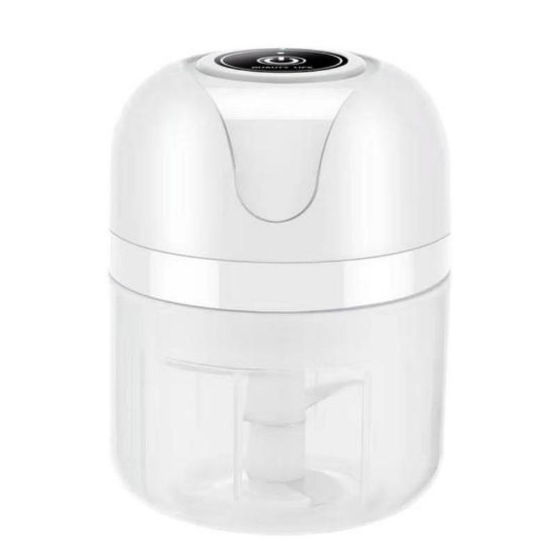 

Электрический пресс для чеснока беспроводной водонепроницаемый пластиковый простой в эксплуатации электрическая мясорубка кухонные инструменты 250ML белый