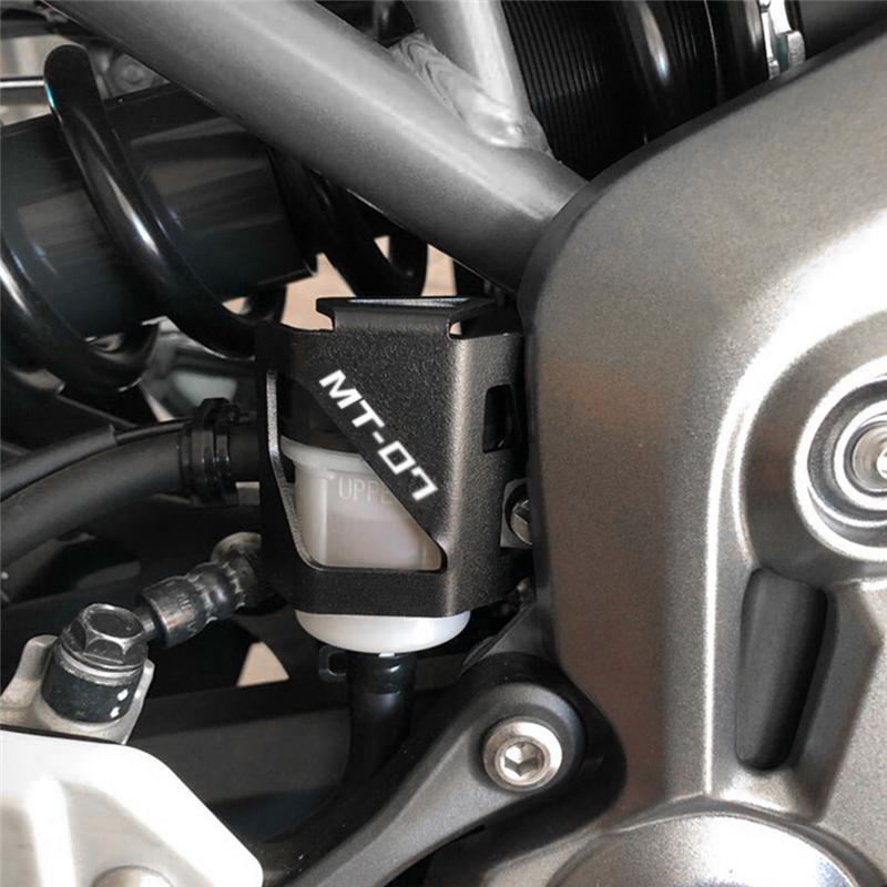 For Yamaha MT07 MT09 FZ07 FZ09 FZ 07 09 MT 07 09 2015-  Motorcycle CNC Rear Brake Fluid Reservoir Cover Guard