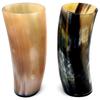 Horn Tumblers Set of 5 Handmade Cups for Wine Beer Ale  Safe, Unique Drink Cup. Norse Drinking Beer Mug 8,10oz Ox Horn