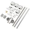 16pcs 8x200mm Rod Linear Motion Guide Rod SC8UU Block Flexible Shaft Coupling  For DIY CNC Machine