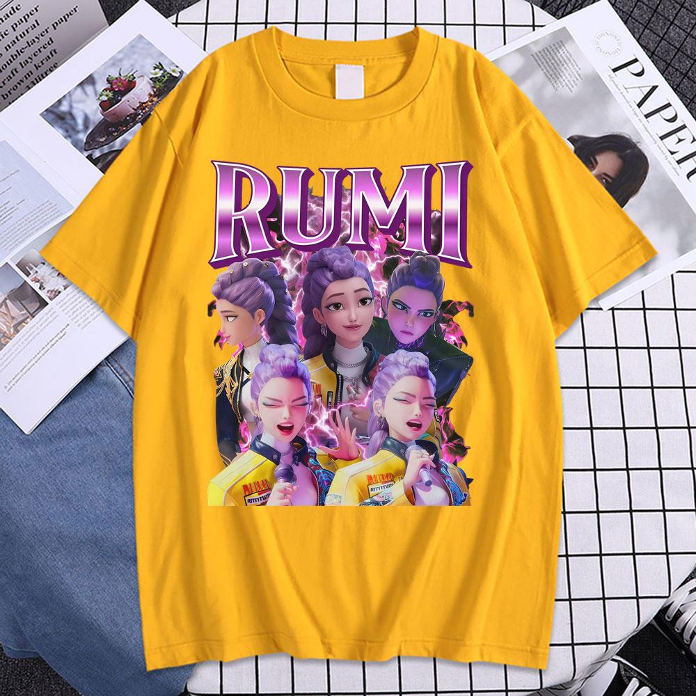 KPop Demon Hunters T-shirt Uomo Donna S M L XL Saja Boys Jinu Romance Saja Tee Estate Ragazzi Ragazze Moda Manica Corta T-shirt