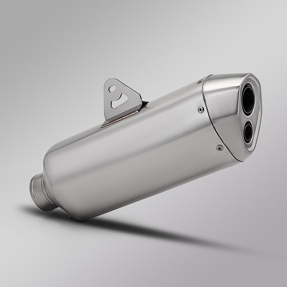 Non-Destructive ZXJC 500RR Exhaust Muffler Installation for Original Exhaust Connection