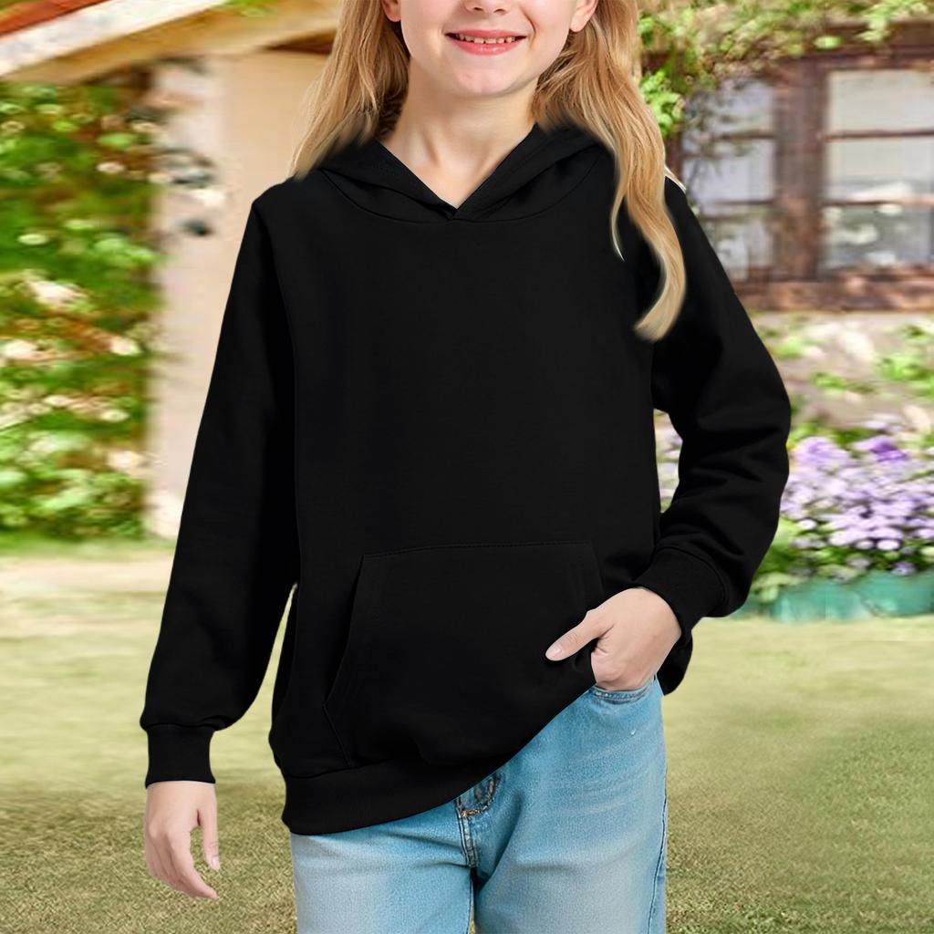 Solid hettegenser for store barn - Unisex genser