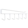 6 Hooks Under Shelf Cup Holder,Wine Glass Holder,Mug Cup Holder Hanger,Mutifunctional Kitchen Utensil Without Drilling Rack