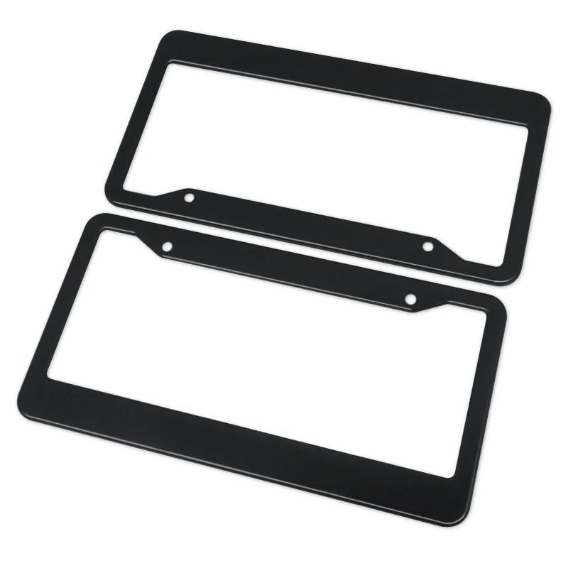 Us Standard License Plate Frame Multi-specification Thick Aluminum Alloy License Plate Frame Suitable for General Purpose Models License Plate Covers