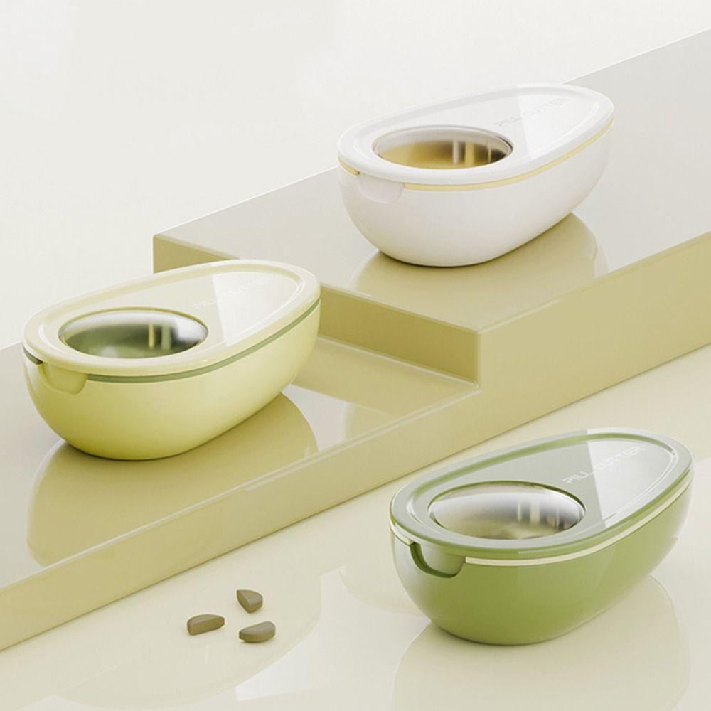 Creative Mini Medicine Box Avocado Shape Pill Case Pill Container Organizer  Travel Pill Box
