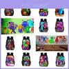 Garten Of Banban 3 40cm Cute And Colorful Cartoon Print Nylon Backpack For Boys And Girls Ideal For School