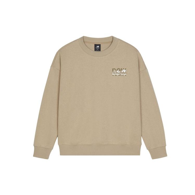 (WMNS) New Balance Casual Lifestyle Crew Neck Pullover Asia Sizing  Brown  Women s AWT13349-HNA S