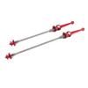 1 Pair Bicycle Hub Quick Release Poles Bike Front Rear Titanium Alloy Axle Skewer Lever