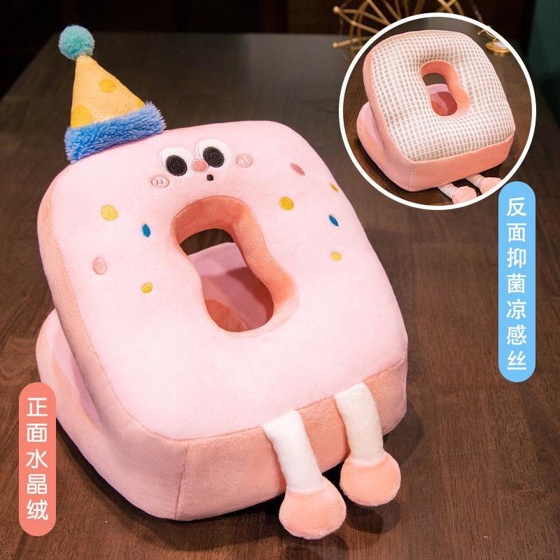 

Хлеб Ледяной шелк Студенческая подушка для сна Офисная подушка для перерыва на обед Настольный артефакт для сна в классе 25*30*23CM