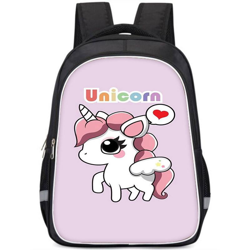 Unicorn Backpack For School Large Capacity Lightweight Design For Boys And Girls