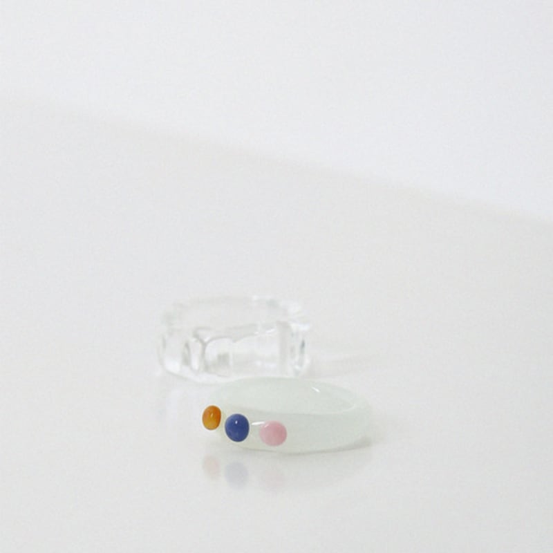 APIOH Pebble Glass Ring
