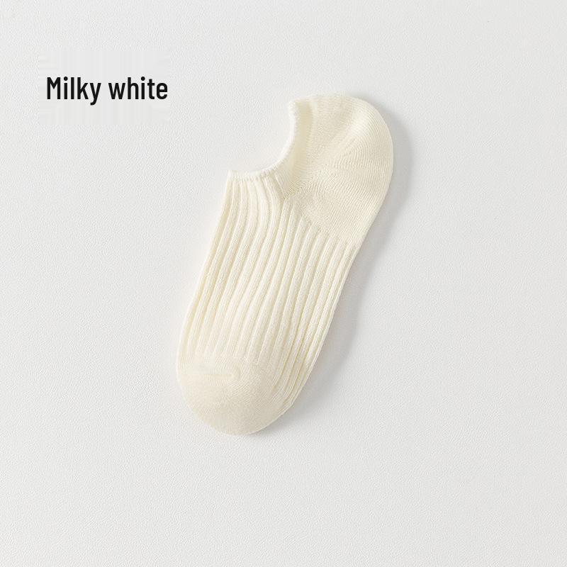 Damen Unsichtbare Rutschfeste Baumwoll-Bootssocken: Sommer, Antibakteriell, Desodorierend, Atmungsaktiv, Niedrig geschnittene Kurze Socken