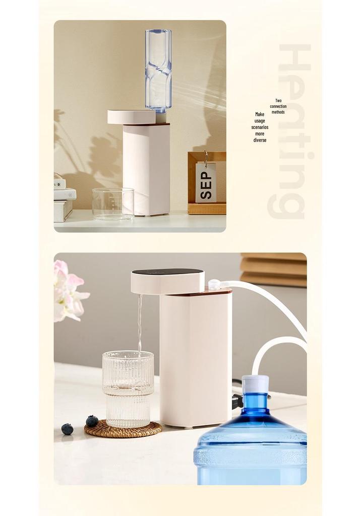 Compact Travel Kettle: Quick 3-Second Hot Water Dispenser with Smart Pump for Business Trips
