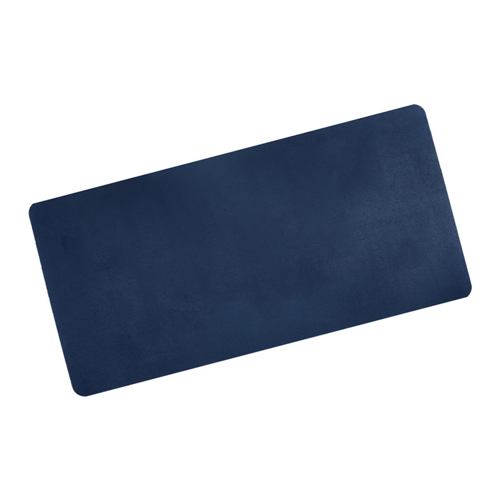 

Business Mouse Pad Extended Size Waterproof Desktop Pad Smooth Surface for Home Office Game Setup синий