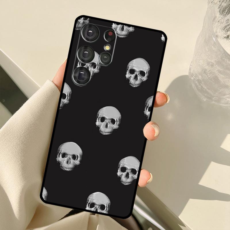 

Забавный чехол с черепом для Samsung Galaxy S22 S21 Ultra Note 20 S8 S9 S10 Note 10 Plus S20 FE S21 FE Cover Note 20 Ultra