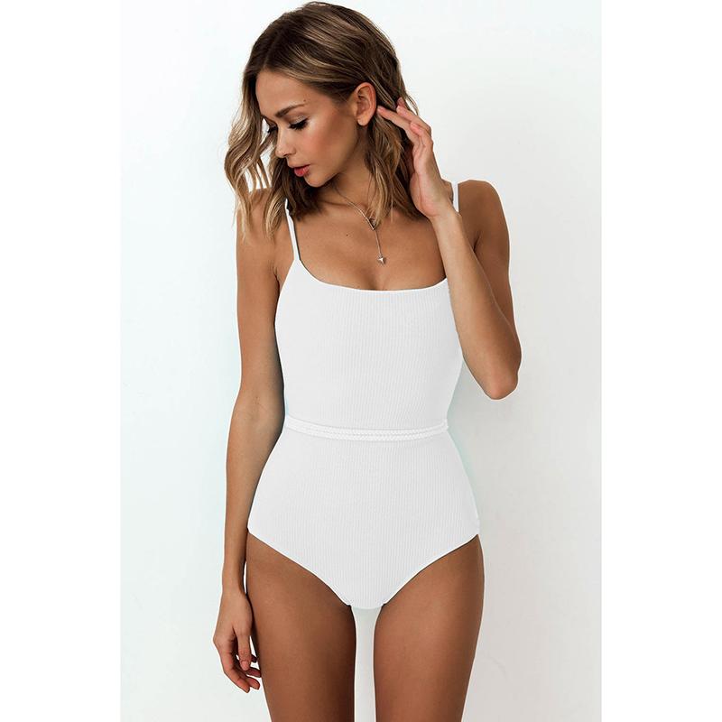 Wysokiej Talii Kostium Kąpielowy Damski Jednoczęściowy Damski Strój Kąpielowy Body Kostium Pływacki Trikini Dopasowany Rozmiar Stroje Kąpielowe Damskie Monokini