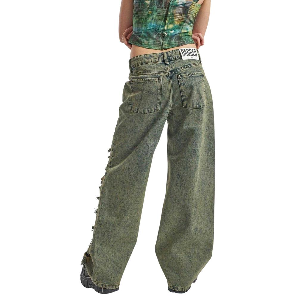 The Ragged Priest Damen Entspannte Weite Hosen