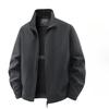 New Spring and Autumn Men's Outdoor Leisure Jacket Jacket Young Collar Jacket Loose Plus Size