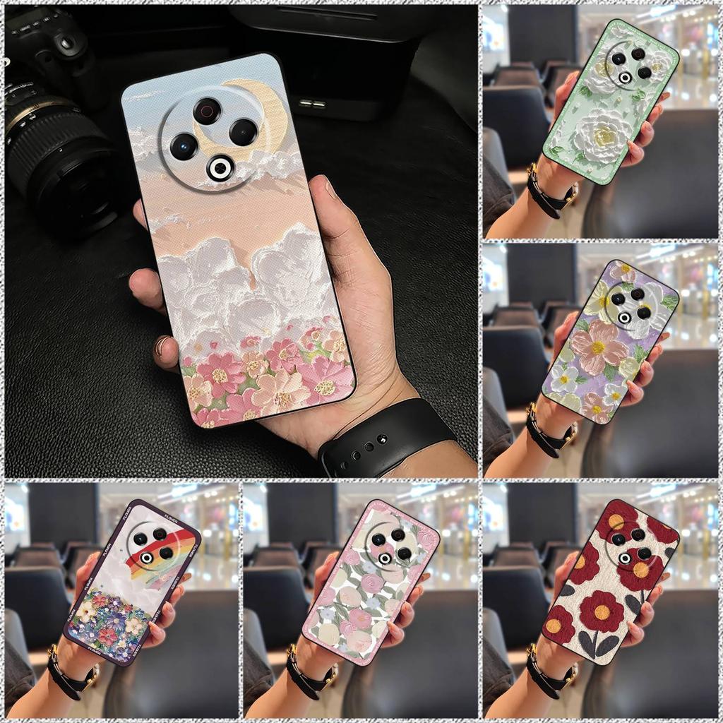 Soft case TPU Phone Case For Tecno Spark30 4G/KL6 Cute Back Cover Phone Pouch Waterproof Durable Oil Painting Full wrap