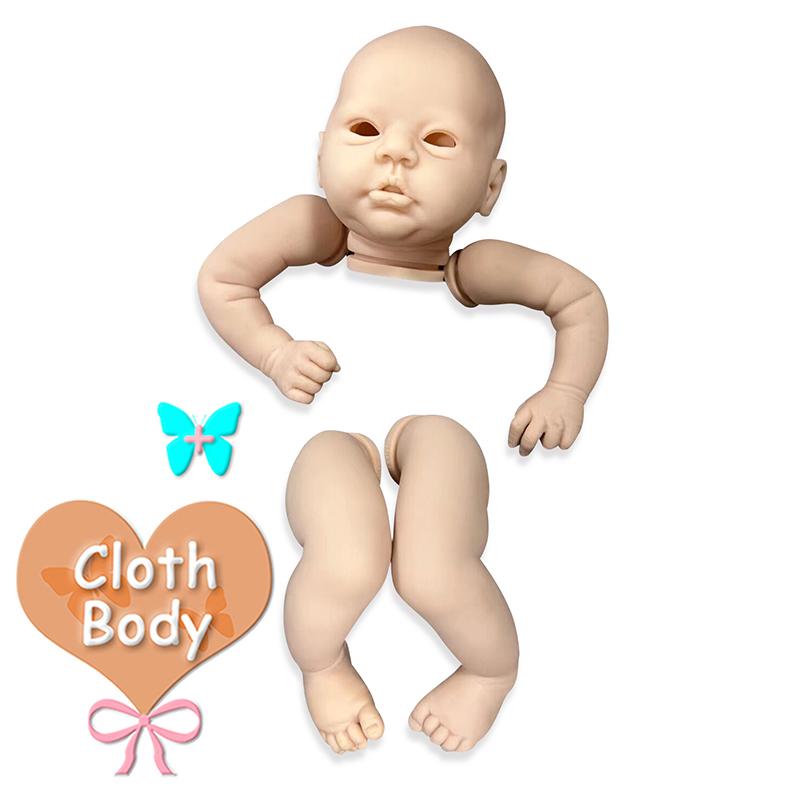 19Inch Reborn Doll Kit Evi Fresh Color Unfinished Unpainted DIY Doll Parts