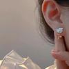 Dongdaemun Rose Flower Stud Earrings: High-End Fairy Design, Versatile Summer Accessory for Women