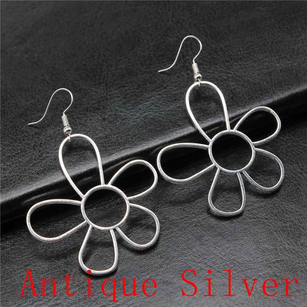 Mandala Pattern Drop Earrings Dangle Drop Earrings For Women Jewelry Making Wholesale