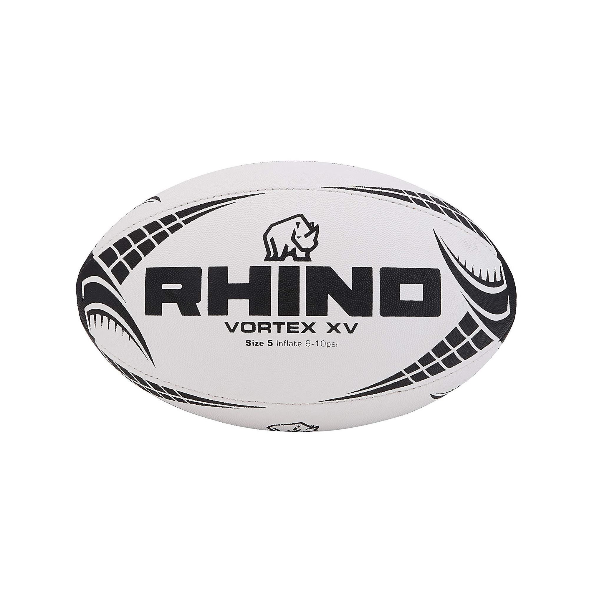 Balón de rugby Rhino Vortex XV 5 blanco