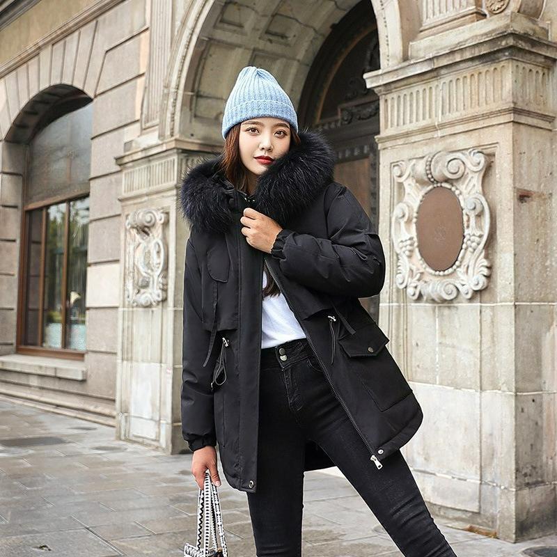 Jacket Women's Winter Short Down Padded Jacket, Large Size Padded Jacket, Thin and Thick Loose Padded Jacket