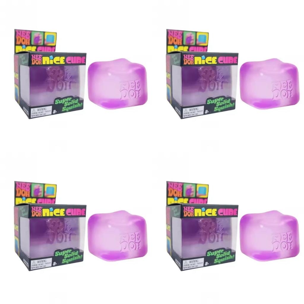 New Needoh Nice Cube Sensory Stress Reliever Fidget Tool For Anxiety Focus Desk Sensory Cube For Adults Kids Cube Reliever Toys