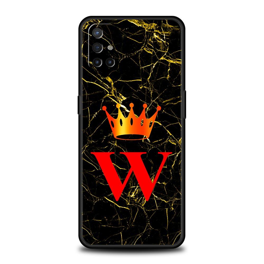 Phone Case For Oneplus 13R 13 12 10T 11 R10 Nord N100 N200 N10 9 9R CE 2 3 Z Pro Lite 5G Soft TPU Cover Marble Letter Fundas Bag