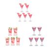 1/12 Dollhouse Glasses Cocktail For Dolls House Decoration Collection