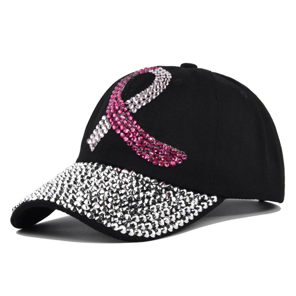 Diamond baseball cap, glitter diamond duckbill cap, personalized silk screen duckbill cap, distressed curved brim cap, sun hat Adjustable