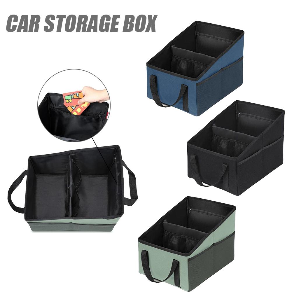 1pc Multifunctional Auto Storage Box Organizers For Backseat Or Trunk Large Capacity