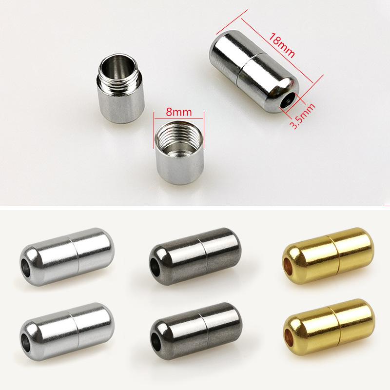 Colorful Elastic No-Tie Shoelace Buckle with Metal Capsule