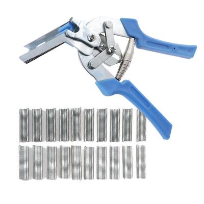 Universal Wire Fencing Anti-slip Handle M Clips/Staples Hog Ring Plier Bird Chicken Hand Tools