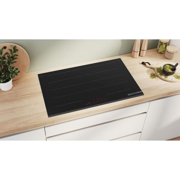 Bosch 80cm Induction Hob 4 Zones 7400w Black - PXY83KHC1E