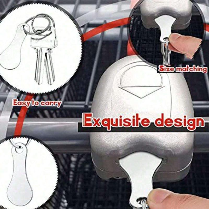 Supermarket Shopping Cart Commemorative Dual-Fit Shopping Cart Badge Keychain: Portable and Durable Shopping Souvenir