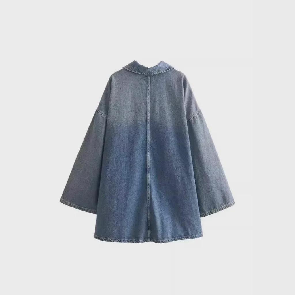 Women's Versatile Lapel Denim Dress - Simple & Fashionable