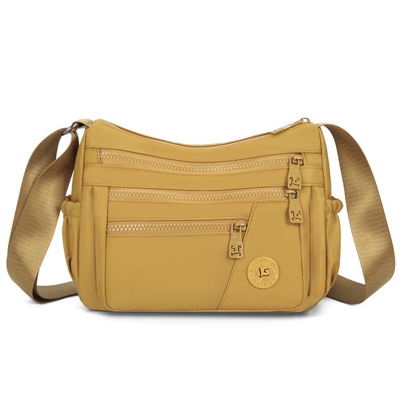 Waterproof Nylon Multi-layer Ladies Crossbody Bag Casual Shoulder Bag for Middle-aged and Elderly Women Large Capacity Bag