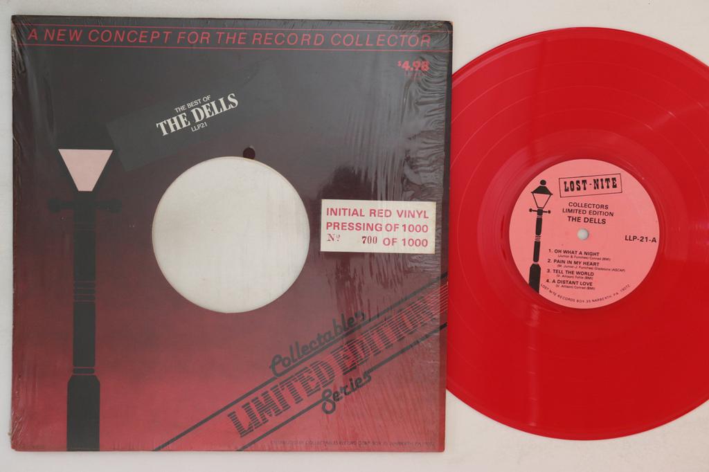 10inch Record DELLS  Best Of The Dells LLP21 LOST NITE 1981 US Rock Used