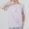 Air Jordan Logo Print Casual Crewneck Short Sleeve T-shirt Men Tops Lavender Light-Purple DM1463-530