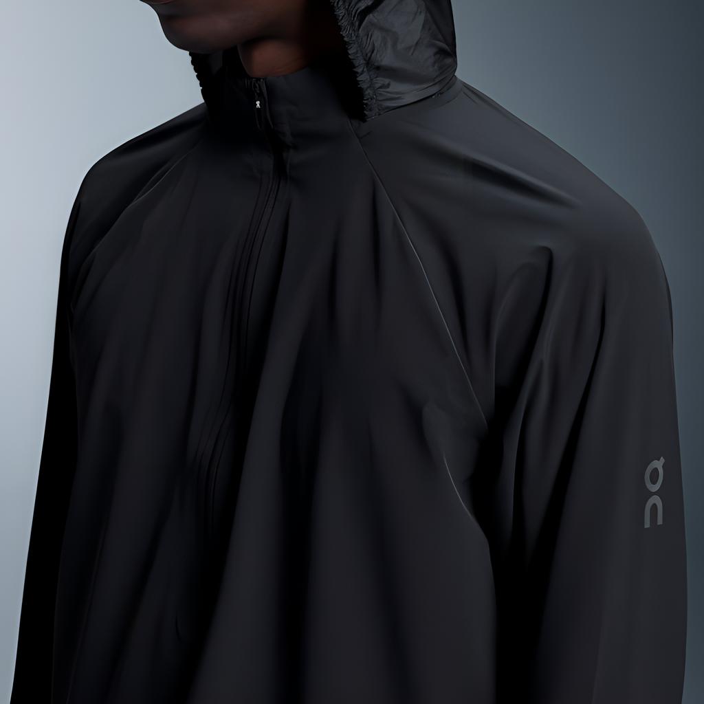 On Trail Breaker Trail Series Fashi Comfortable Soft Stand Collar Jacket Men Jacket Black 1ME30150553