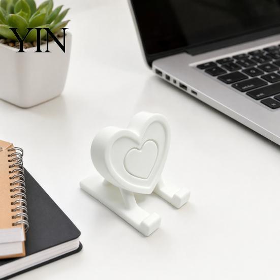 Cell Phone Mount 3D Printed Heart Holder, Love Shape Mobile Universal Stand Stand, Tablet Desk Mount, Valentine's Day Gift Holder