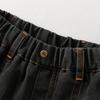 DAVE & BELLA Boys' Autumn/Winter Black Denim Jogger Pants