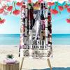 Name Custom Swift Print Beach Towel, Large Soft Quick Dry Towel for Beach Camping Swimming