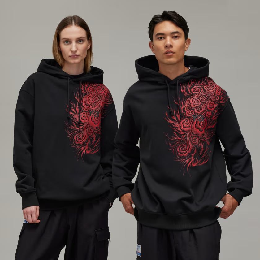 Y-3 X JFA SS24 Comfortable Fashion Hoodie Unisex Hoodie Black IW7386